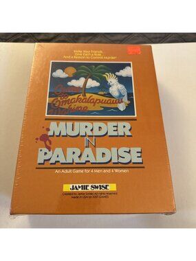 Murder In Paradise Party Game Jamie Swise New HG7